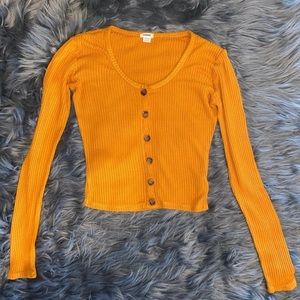 Garage Knit Top - Size XS | Color: Deep Golden Yellow